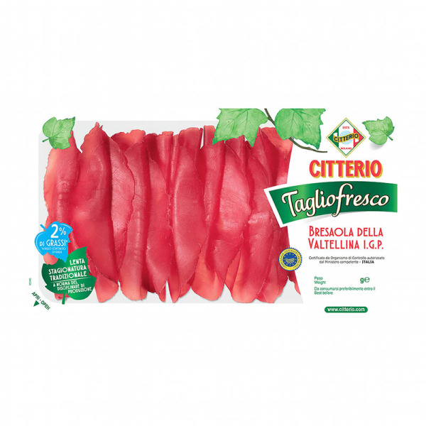 Купити Citterio Bresaola della Valtellina — Брезаола нарізка | Італія | 0.07 кг — преміальні Мясні · Закуски від Cheese Map™ Україна