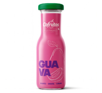 "Cofrutos Guava Juice" — нектар из спелой гуавы премиум-класса! Испания, 200 мл стекло. Тропическая элегантность во вкусе! - фото | Сирна Карта