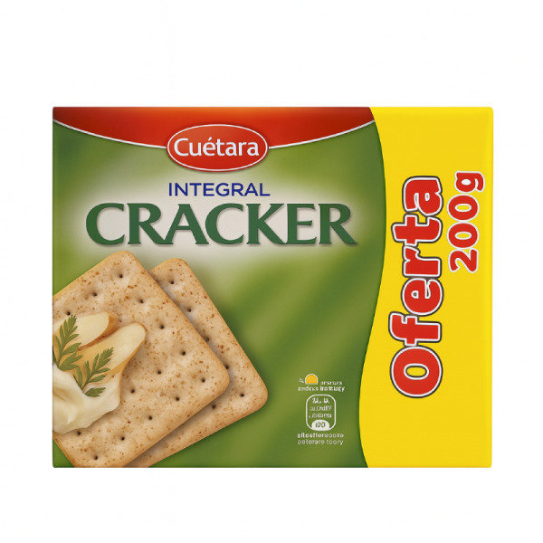 Купити Cuétara Integral Cracker - Цільнозернові крекери преміум-класу з Іспанії! Ідеально для сиру, вина та ресторанних подач — преміальні Хлібці · Крастіні від Cheese Map™ Україна