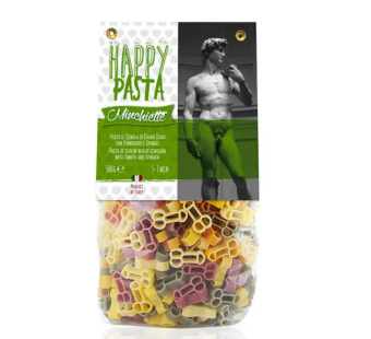 Dalla Costa Happy Sex Pasta паста с томатом и шпинатом 500 г – фото товару | Сирна Карта