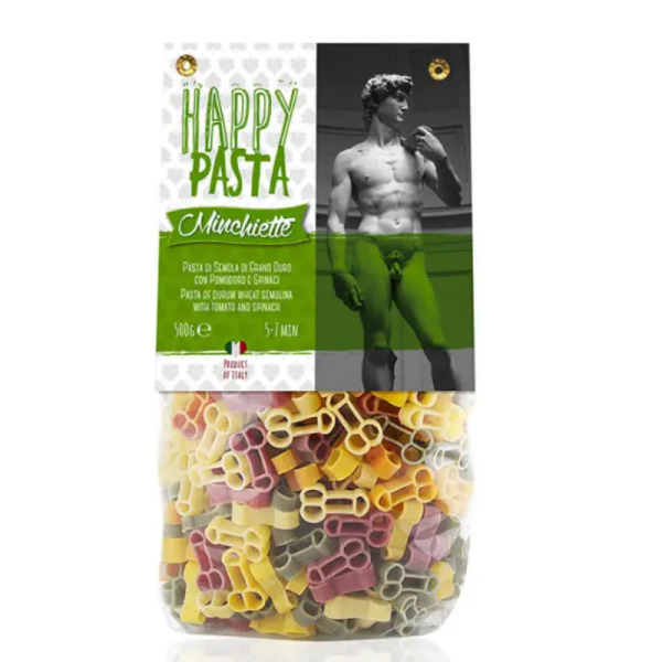 Купити Dalla Costa Happy Sex Pasta — паста фігурна пшенична | Італія | 0.5 кг — преміальні Dalla Costa · Арт від Cheese Map™ Україна