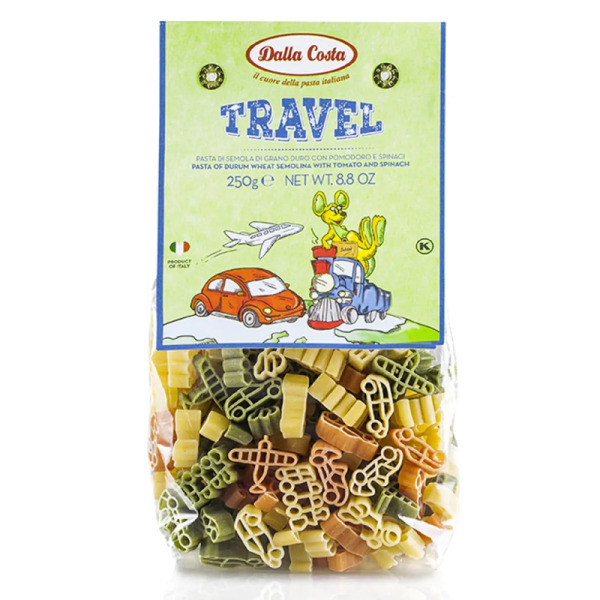 Купить Dalla Costa Travel Pasta — паста с томатом и шпинатом | Италия | 0.25 кг — премиальные Dalla Costa · Арт от Cheese Map™ Украина