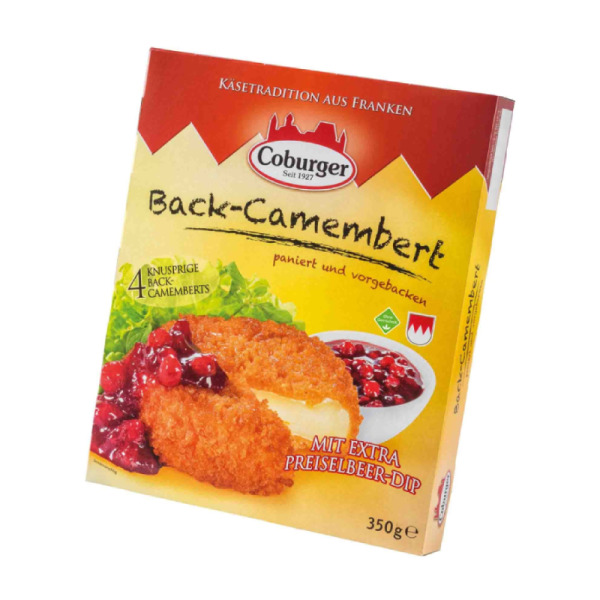 Купить Сыр для запекания Камамбер с соусом Coburger 45% фасовка 0.35 kg — премиальные Немецкие · Сыры от Cheese Map™ Украина