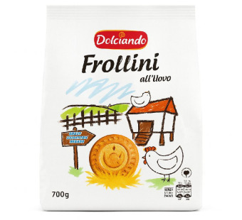 Dolciando Frolini all’Uovo — яичное песочное печенье | Италия | 700 г — фото | Сирна Карта