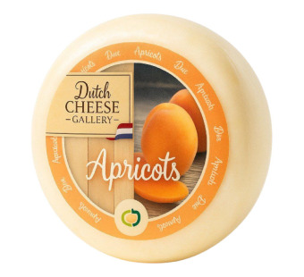 Сыр "Dutch Cheese Gallery Apricots" — Голландский сыр с абрикосом: гастрономическая сенсация для гурманов и ресторанов! - фото | Сирна Карта