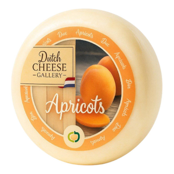 Купить Сыр Dutch Cheese Gallery Apricots — Голландский сыр с абрикосом: гастрономическая сенсация для гурманов и ресторанов! — премиальные Голландские · Сыры от Cheese Map™ Украина