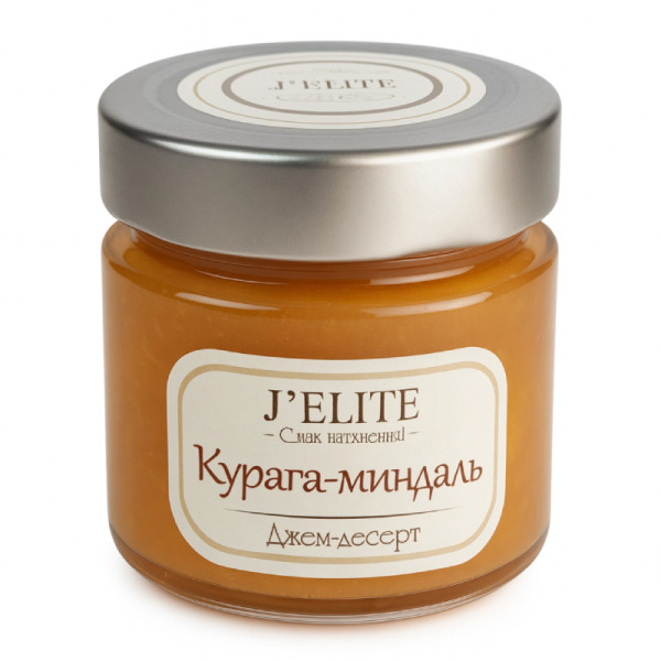 Купити Джем-десерт J’ELITE «Курага-мигдаль» 165 г – преміальні ласощі до сирів та вин! — преміальні Джеми · Мед від Cheese Map™ Україна