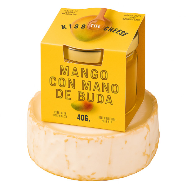 Купить Джем к сыру Kiss the Cheese Mango con Mano de Buda – испанская экзотика с премиальным вкусом! — премиальные Джемы · Мед от Cheese Map™ Украина