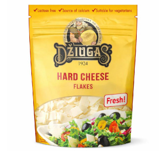 Dziugas Flakes — сир твердий стружка 40% | Литва | 100 г — фото | Сирна Карта