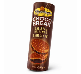 Elgorriaga Choco Break — Печиво з шоколадною начинкою | Іспанія | 500 г — фото | Сирна Карта