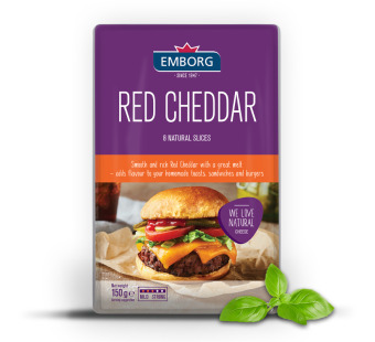Emborg Cheddar сыр нарезка 50% 150 г Дания - фото | Сирна Карта