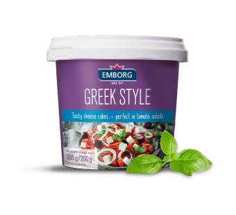 Emborg Greek Style сыр в рассоле 45% 365 г Дания - фото | Сирна Карта