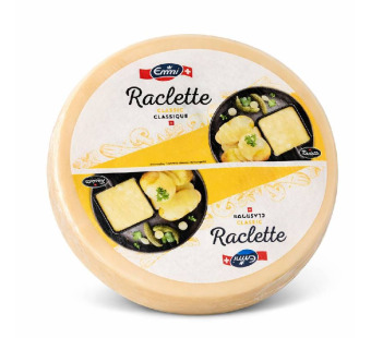 Emmi Raclette Classic — сир напівтвердий | Швейцарія | 1 кг - фото | Сирна Карта