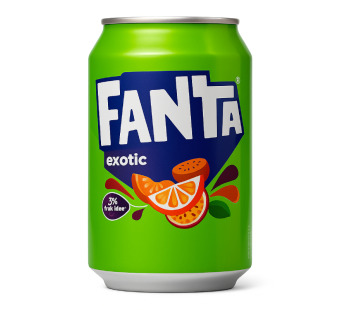 Fanta Exotic – взрывной тропический вкус в каждой банке! Освежающий напиток с ярким характером - фото | Сирна Карта