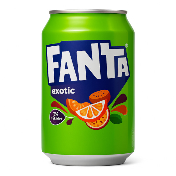 Купить Fanta Exotic – взрывной тропический вкус в каждой банке! Освежающий напиток с ярким характером — премиальные Соки · Нектары от Cheese Map™ Украина