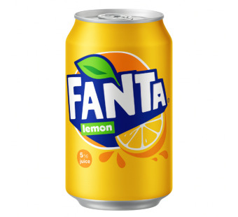 Fanta Lemon — газированный напиток | Германия | 330 мл - фото | Сирна Карта