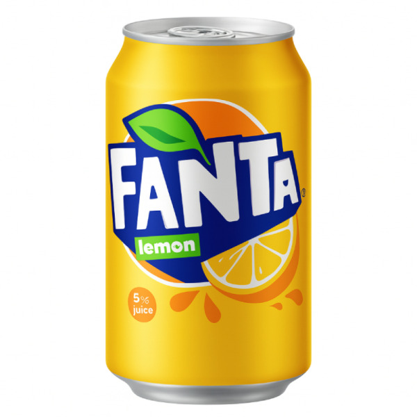 Купить Fanta Lemon 0.33 L – цитрусовый взрыв свежести с премиальным характером! Газированный лимонад, который освежает, бодрит и влюбляет с первого глотка! — премиальные Соки · Нектары от Cheese Map™ Украина