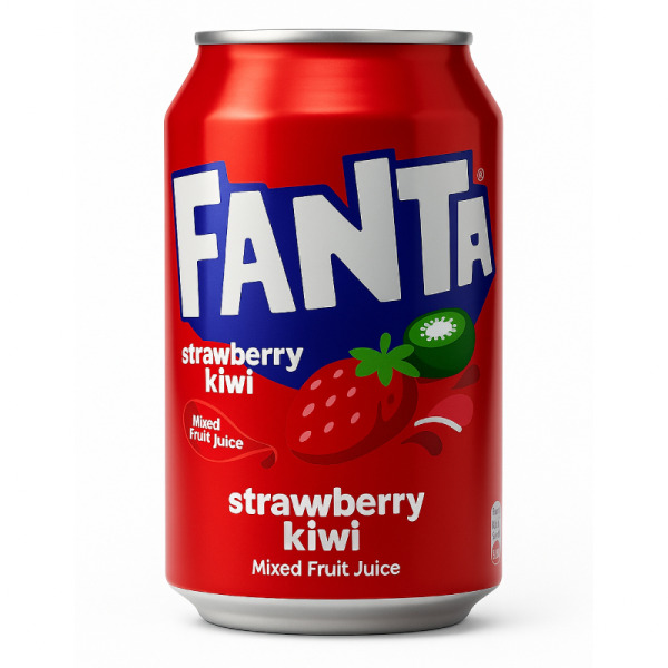 Купить Fanta Strawberry Kiwi – клубнично-кивовая сенсация! Освежающий фруктовый напиток с ярким вкусом и высокой популярностью — премиальные Соки · Нектары от Cheese Map™ Украина