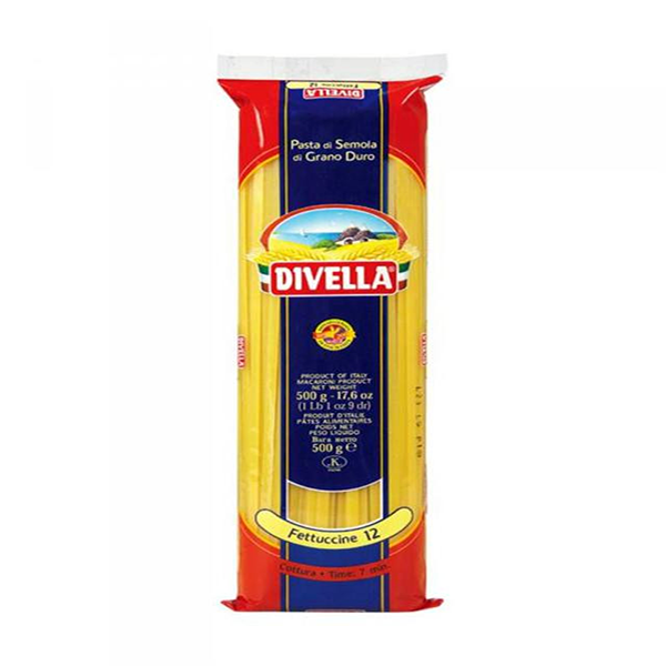 Купить Спагетти Fettuccini 012 DivellaИталия фасовка 0.5 kg — премиальные Паста · Макароны от Cheese Map™ Украина