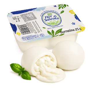 Fior di Salento Burrata сыр 60% 2×125 г Италия - фото | Сирна Карта