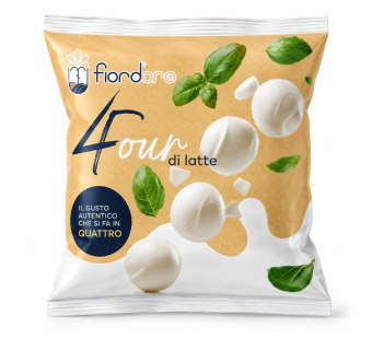 Fiordoro Mozzarella Quattro сир 400 г Італія - фото | Сирна Карта