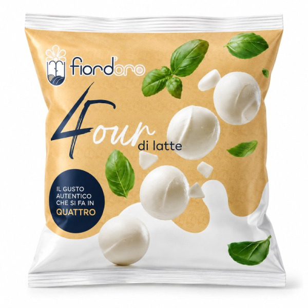 Fiordoro Mozzarella Quattro сыр 400 г Италия – фото товара | Сырная Карта
