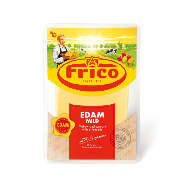 Купить Frico Edam — Сыр Эдам нарезка полутвердый | Нидерланды | 0.15 кг — премиальные Frico · Классические от Cheese Map™ Украина
