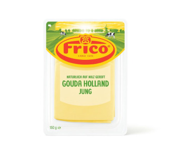 Frico Gouda сир нарізка 48% 150 г Нідерланди — фото | Сирна Карта