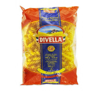 Фузіллі Divella №40 500 г — фото | Сирна Карта