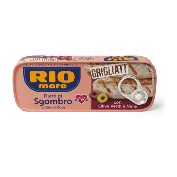 Купить Филе скумбрии на гриле с оливками Rio Mare Италия фасовка жесть 0.12 kg — премиальные Морепродукты · Анчоусы от Cheese Map™ Украина