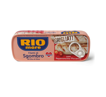 Филе скумбрии на гриле с перцем чили "Rio Mare" Италия расфасовка жесть 0.12 kg - фото | Сирна Карта