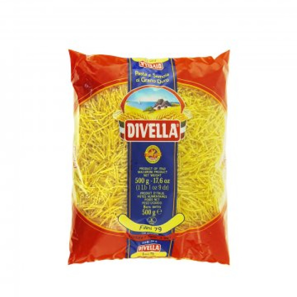 Купить Макароны Filini 079 Divella Италия фасовка 0.5 kg — премиальные Паста · Макароны от Cheese Map™ Украина