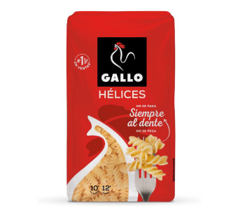 Gallo Hélices спіральна паста 450 г - фото | Сирна Карта