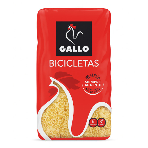 Купити Gallo Bicicletas — фігурні макарони велосипеди | Іспанія | 0.45 кг — преміальні Gallo · Середземна від Cheese Map™ Україна