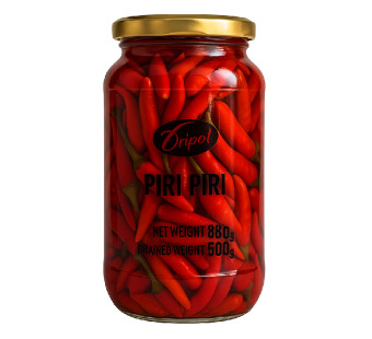 Гострий перець Piri Piri Dripol 880 г - смак, який розпалює гастрономічну пристрасть! ️ Преміальна якість для справжніх гурманів та професіоналів HoReCa - фото | Сирна Карта