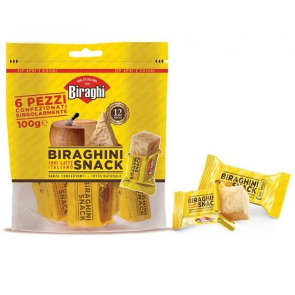 Купити Сир Gran Biraghi Snack 100 г – італійський твердий сир у зручному форматі снеків! ✨ — преміальні Італійські · Сири від Cheese Map™ Україна