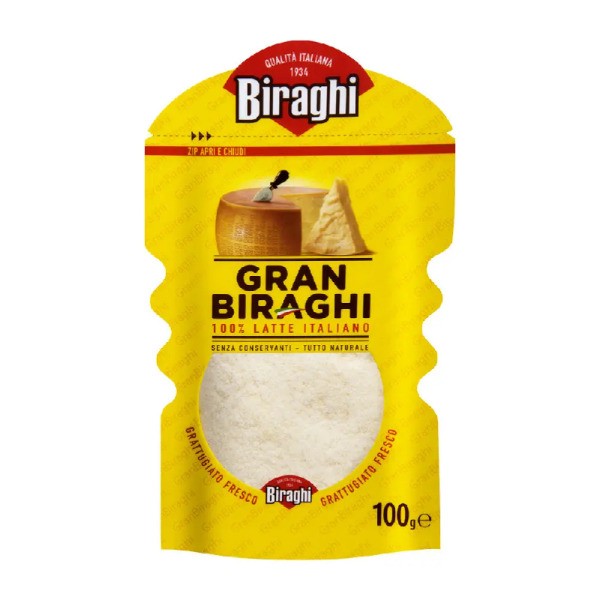 Купити Сир твердий тертий Gran Biraghi фасування 0.1 kg — преміальні Італійські · Сири від Cheese Map™ Україна