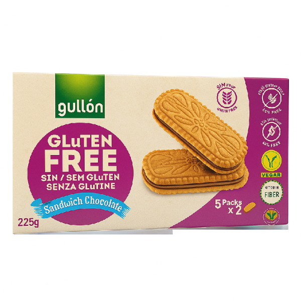 Купить Gullón Sandwich Choco – премиум-печенье без глютена из Испании с насыщенной шоколадной начинкой!  Идеальный вкус, оптимальная цена и стиль здорового удовольствия. — премиальные Печенье · Вафли от Cheese Map™ Украина