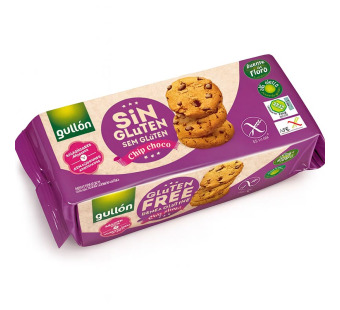 Gullon Gluten Free Chip Choco — печиво шоколадне без глютену | Іспанія | 125 г – фото товару | Сирна Карта