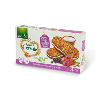 Gullon Yogurt Berry — печенье-сэндвич | Испания | 220 г - фото | Сирна Карта
