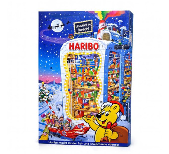 Haribo Advent Calendar — адвент-календарь с жевательными конфетами | Германия | 300 г - фото | Сирна Карта