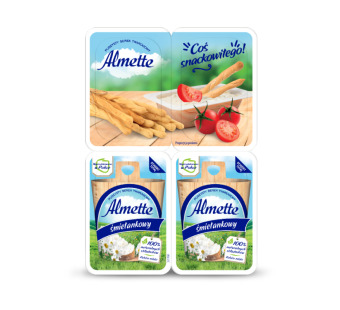 Hochland Almette сыр сливочный мини 120 г Польша - фото | Сирна Карта