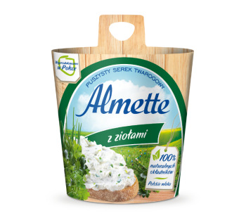 Hochland Almette сыр сливочный с травами 150 г Польша - фото | Сирна Карта