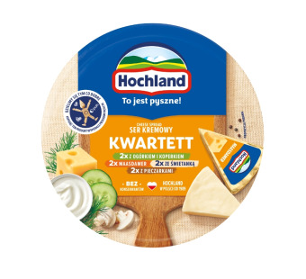 Hochland Kwartett сыр плавленный 180 г Польша - фото | Сирна Карта