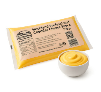 Hochland Cheese Sauce сырный соус Чеддер 750 г Польша - фото | Сирна Карта