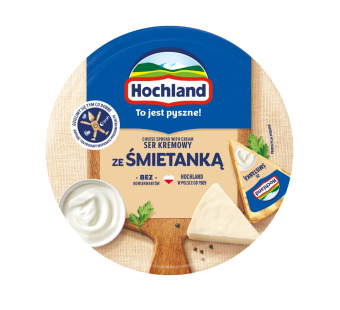 Hochland Smietanka сыр плавленный сливочный 180 г Польша - фото | Сирна Карта