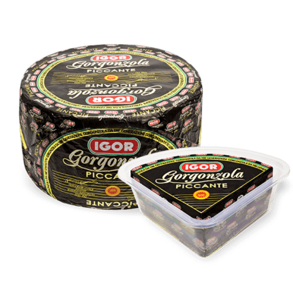 Купить Igor Gorgonzola Piccante — Сыр с голубой плесенью пикантный | Италия | 1 кг — премиальные Итальянские · Сыры от Cheese Map™ Украина