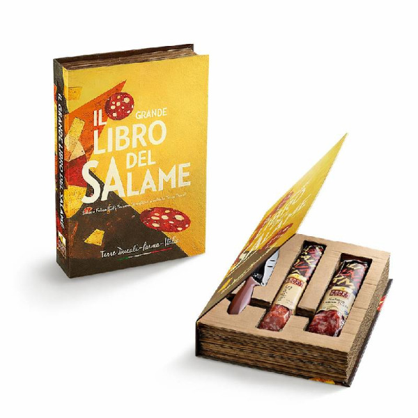 Il Grande Libro del Salame — подарочный гастронабор | Италия | 4 предмета – фото товара | Сырная Карта