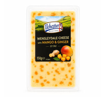 Ilchester Wensleydale сыр упаковка 50% манго-апельсин 150 г Англия - фото | Сирна Карта