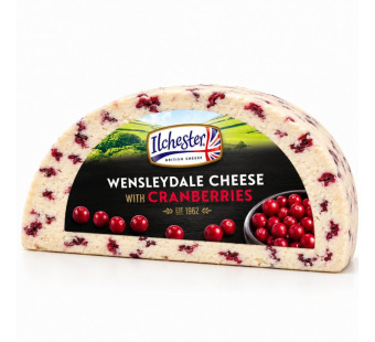 Ilchester Wensleydale сир ваговий 44% журавлина Англія – фото товару | Сирна Карта